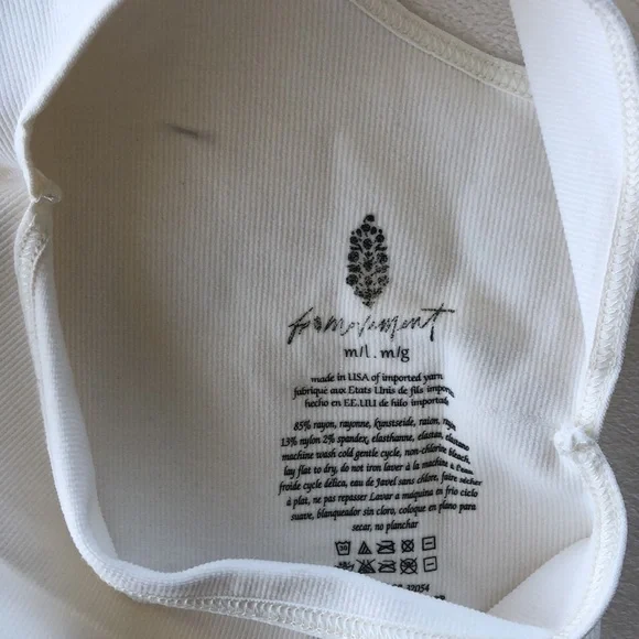 NWOT Free People Tighten Up Cut Out Tank Bundle - Picture 13 of 13